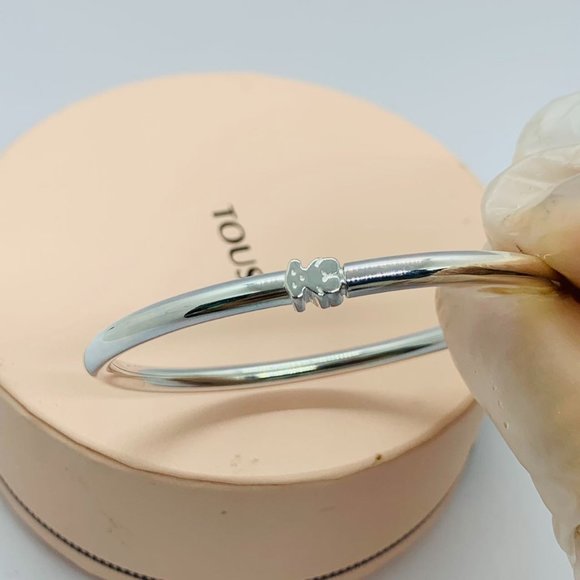 TOUS Bracelet Silver Warm Bracelet Pure Simplicity Women Bracelet Jewelry - Picture 6 of 6